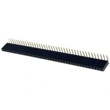Connector: pin strips; socket; female; PIN: 40; TH
