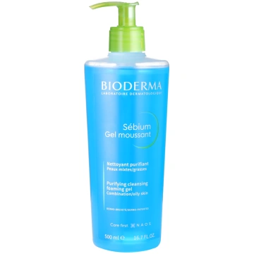 Bioderma - Sebium - Moussant Gel - Attīroša, Antib