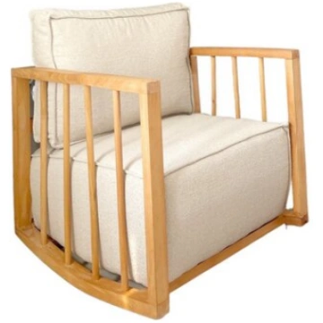 Krēsls Asir Sallanan Teddy, balts