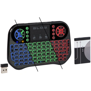 Wireless keyboard 2.4GHz + bluetooth miniKS-6 +tou