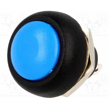 Switch: push-button; Pos: 2; 1A/250VAC; OFF-(ON); 