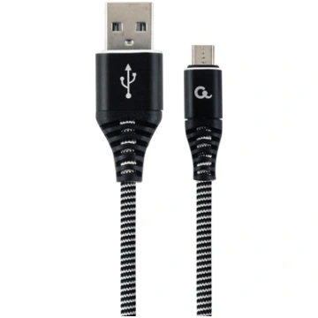 Gembird USB Male - Micro USB Male Premium cotton b