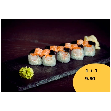Sake-Ebicheese maki