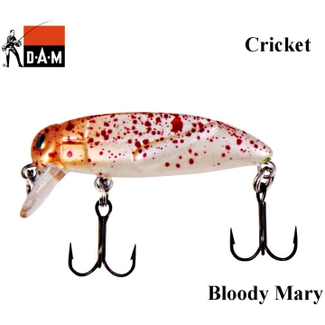 Vobleris DAM Effzett Cricket Bloody Mary 3.5 cm