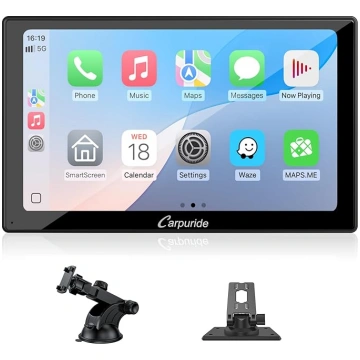 Carpuride V9 Tragbares Autoradio, kabellos Carplay