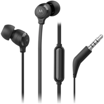 Vadu austiņas Motorola Earbuds 3-S, melna krās