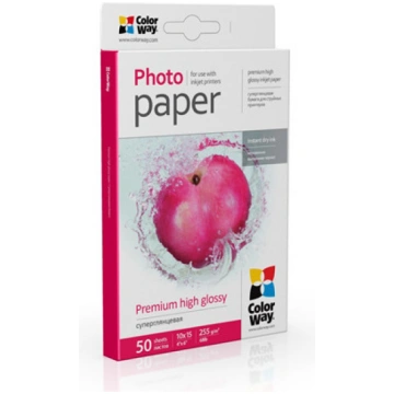 ColorWay Photo Paper, 50 sheets | Premium High Glo