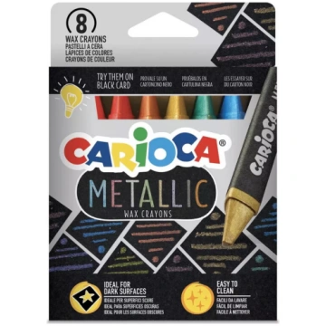 Vaska krītiņi Carioca Metallic Maxi 8 gab