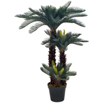 Mākslīgā Cikas Palma Ar Podiņu, 125 Cm, Zaļa Vidax