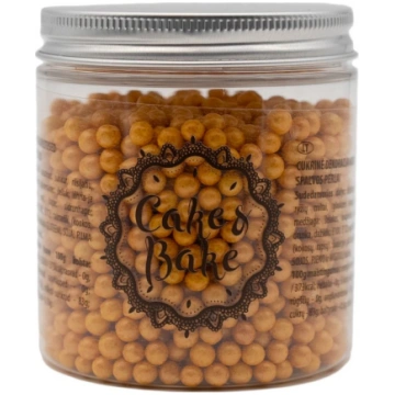 Dekori cukura pērlītes zelta Cake&Bake 150g