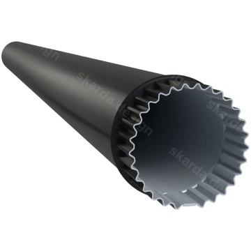 Notekcaurule Ø120 1.9m. Skārda Design