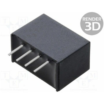 Converter: DC/DC; 1W; Uin: 5V; Uout: 5VDC; Iout: 2