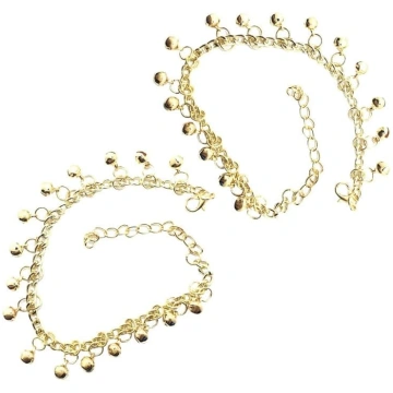 VALICLUD 2 x Bell Anklets Bell Anklets sievietēm P