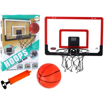 Basketbola komplekts ar bumbu Lean Toys Hoops Pro 