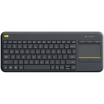 Logitech K400 Plus, Wireless Touch, Black 920-0071