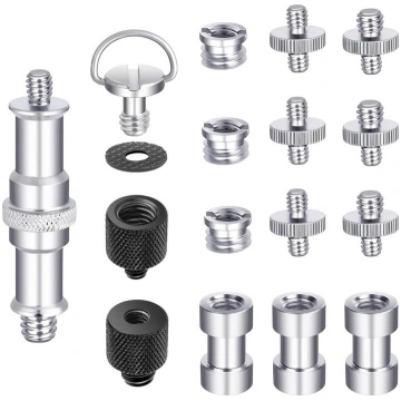 Neewer 16 Pieces Tripod Screw Adapter Converter 10