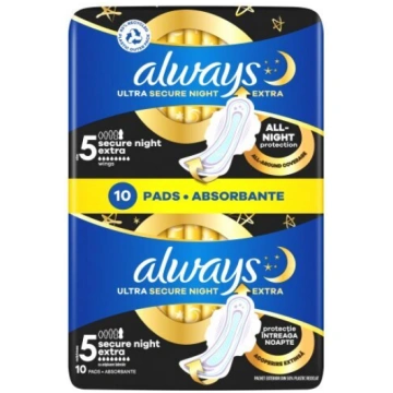 Higiēniskās paketes Always Ultra Secure Night Extr