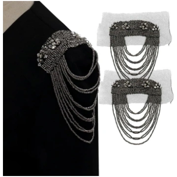 EMDOMO Epaulet Kpop Beaded plecu spilventiņi ar bā