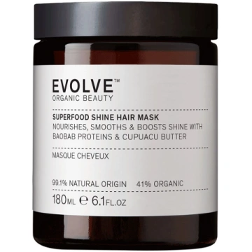 Matu maska „Superfood Shine“ Evolve Organic Beauty