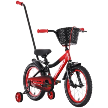 Velosipēds „Tabou Rocket 16“ melns-sarkans