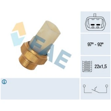 Termoslēdzis, Radiatora ventilators FAE 37710