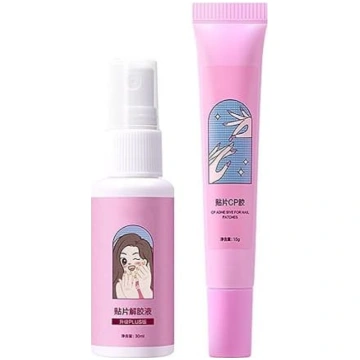 Nagelkleber | Zehennagel-Klebegel-Set | Falscher N