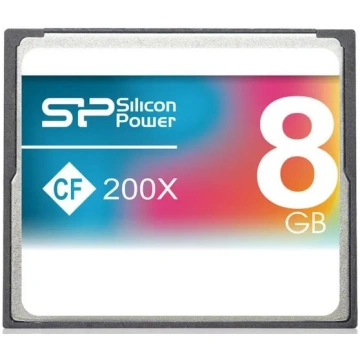 Silicon Power memory card CF 8GB 200x
