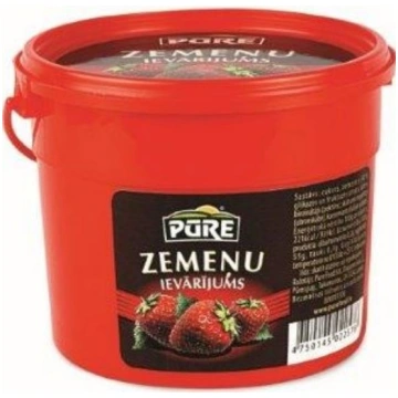 PŪRE ievārījums Zemeņu, 410g PURATOS