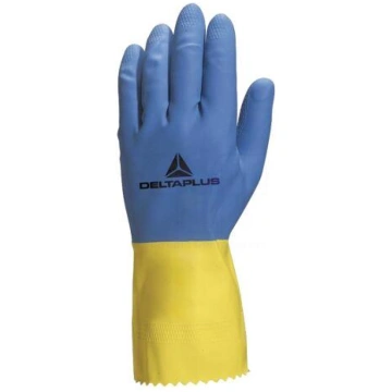 Protective gloves | Size: 8/9 | yellow-blue | late
