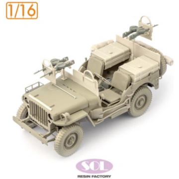 British WWII SAS Commando Truck - Rasein & 3D-Prin