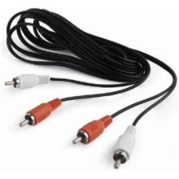 Gembird 2 x RCA Male - 2 x RCA Male 1.8m Black CCA