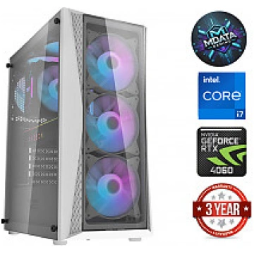 i7-12700KF 16GB 4TB SSD RTX 4060 NOOS White | B2B 