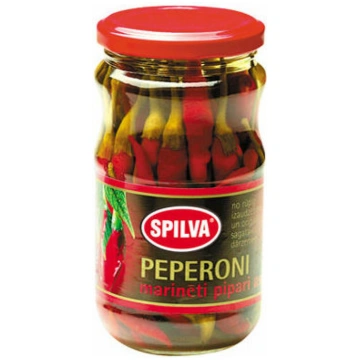 Peperoni mar. pipari asie sarkani 330g, Spilva