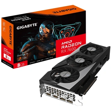 Gigabyte Graphics card Radeon RX 7600 Gaming OC 8G