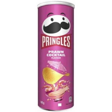 Čipsi Garneļu kokteilis 165g, Pringles