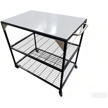 Picu krāsns galds āra iekštelpās Āra āra BBQ grozs