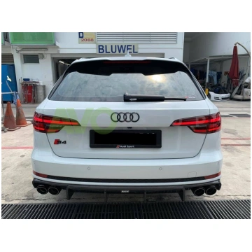 RS Style Aizmugurējais spoileris priekš Audi A4 B9