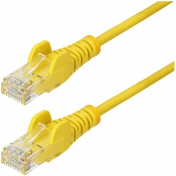 Startech 3m Yellow Slim CAT6 Ethernet Cable, Snagl