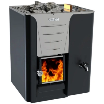 HARVIA malkas pirts krāsns PRO 20 RS Black 24.1kW 