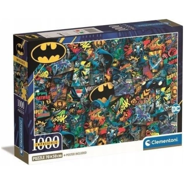 Clementoni Puzzle 1000el Impossible Batman 39906 (