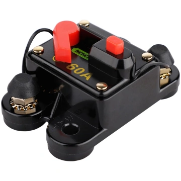 (With cap) Car audio round switch type fuse holder