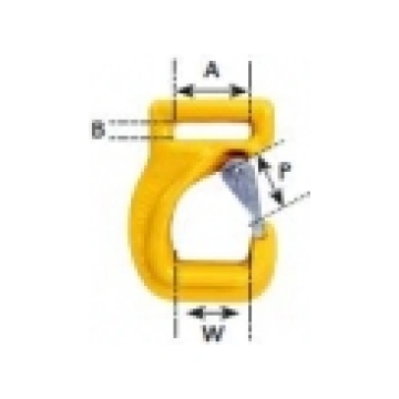 Hooks with latches 2,75 tn