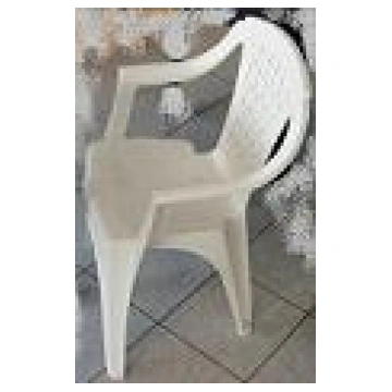 Krēsls white plastmasas