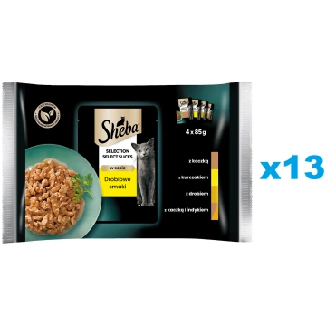 SHEBA Selection Select Slices Drobiowe Smaki sasze