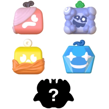 Rotaļlietu figūriņa, squishy Blox Fruits, (krāsa/d