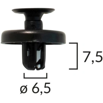 Tapsējuma podziņa ROM B25837 ROMIX