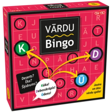 Taktika galda spēles Word Bingo Tactic