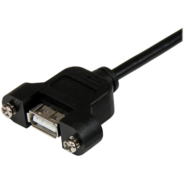 StarTech 3 ft Panel Mount USB Cable A to A F/M - P