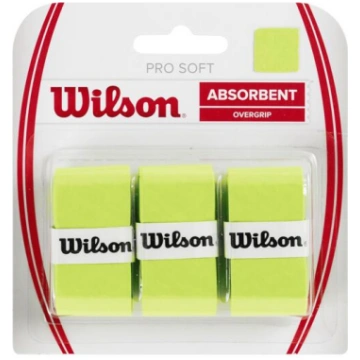 WILSON PRO SOFT OVERGRIP laima zaļš 3gb./iep. (WRZ