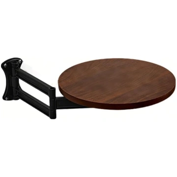 Wall Mounted Folding Round Table - Retractable Woo